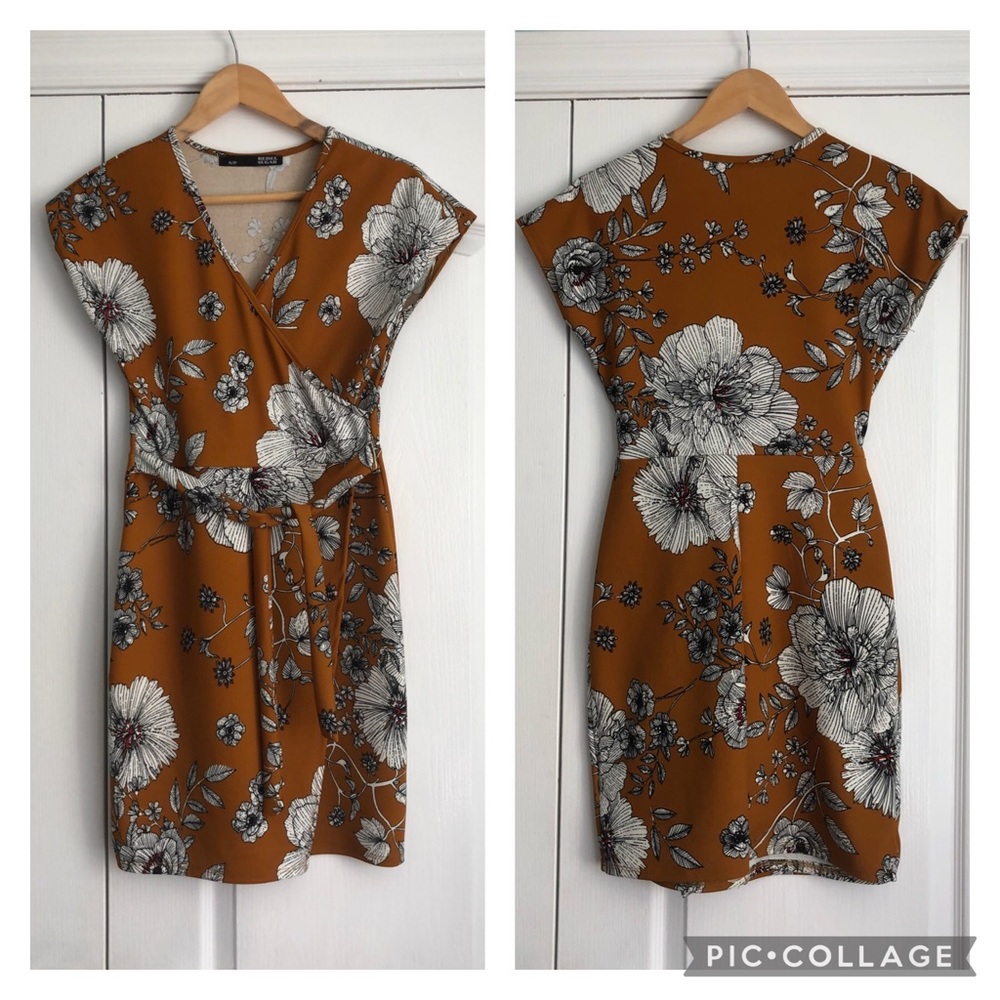 yellow floral dress